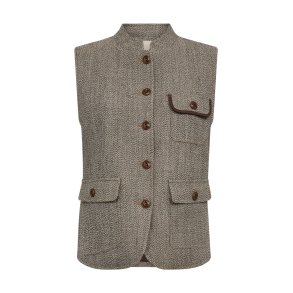 Abigail utah vest Mos Mosh, dark camel