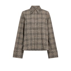 Ayen princ check shirt Mos Mosh, black