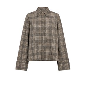 Ayen princ check shirt Mos Mosh, black