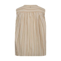 Amelia stripe sl blouse Mos Mosh, seasame
