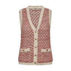 Miah knit vest Mos Mosh, emberglow