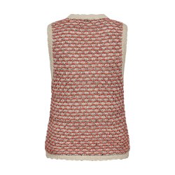 Miah knit vest Mos Mosh, emberglow