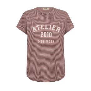 Camp o-ss stripe tee Mos Mosh, cowhide