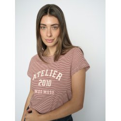 Camp o-ss stripe tee Mos Mosh, cowhide