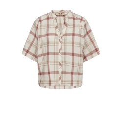 Assia check shirt Mos Mosh, cowhide