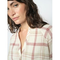 Assia check shirt Mos Mosh, cowhide
