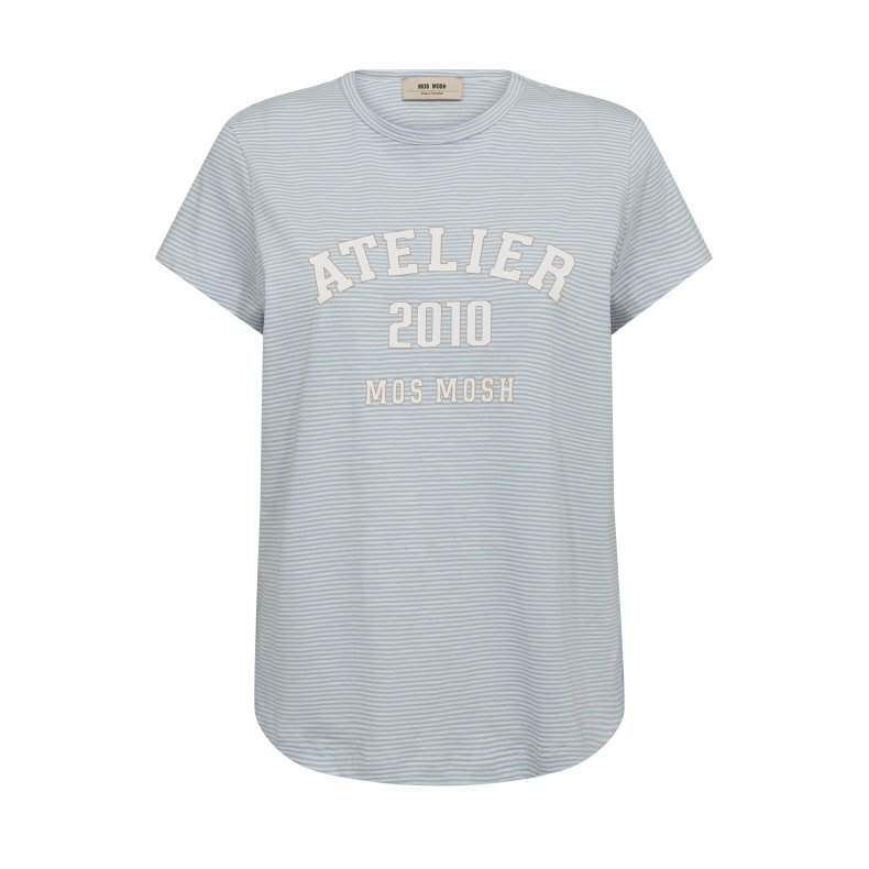 Camp o-ss stripe tee Mos Mosh, skyway
