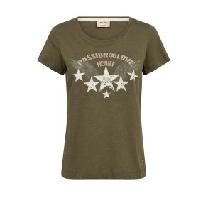 Zibba o-ss tee Mos Mosh, olive night