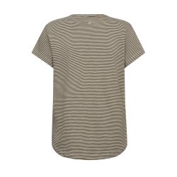 Camp o-ss stripe tee Mos Mosh, burnt olive