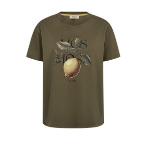 Fruit o-ss tee Mos Mosh, burnt olive 