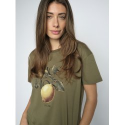 Fruit o-ss tee Mos Mosh, burnt olive 
