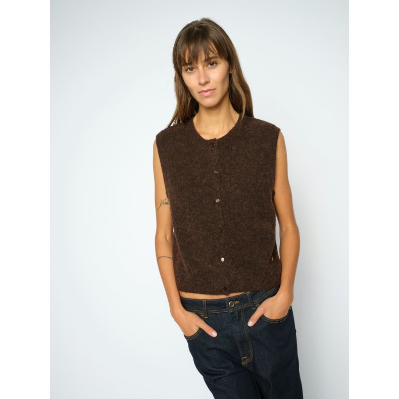 Almine thora knit vest Mos Mosh, delicioso