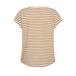 MMKala v-ss stripe tee Mos Mosh, petrified oak
