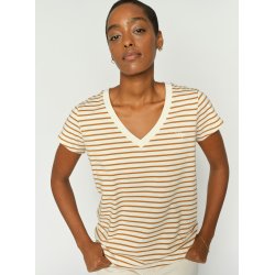 MMKala v-ss stripe tee Mos Mosh, petrified oak