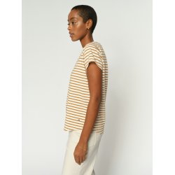 MMKala v-ss stripe tee Mos Mosh, petrified oak