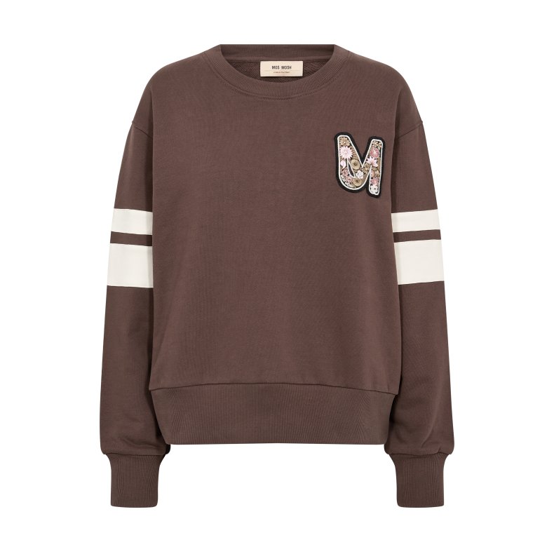 MMLoc� o-l-s sweatshirt Mos Mosh, coffee quartz