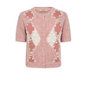MMElio ss knit cardigan Mos Mosh, peachy