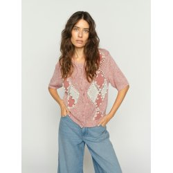 MMElio ss knit cardigan Mos Mosh, peachy