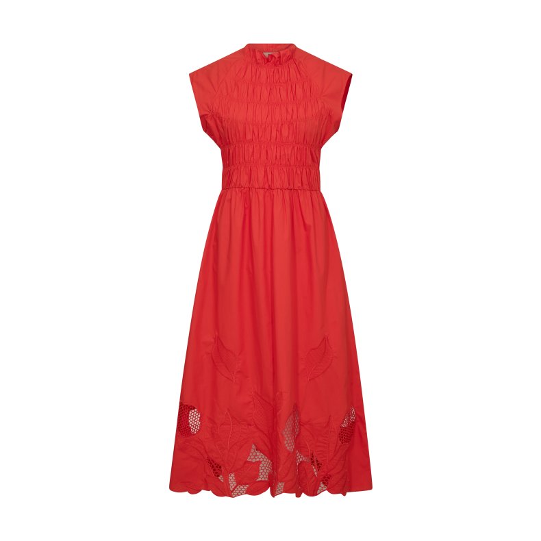 Maria mono dress Mos Mosh, spicy orange