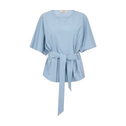MMRikas roy blouse Mos Mosh, light blue