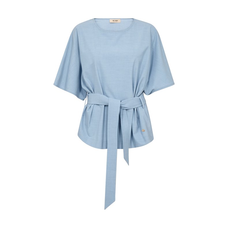 MMRikas roy blouse Mos Mosh, light blue