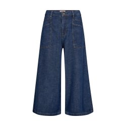 MMCulotte arge jeans Mos Mosh, dark blue