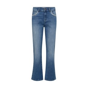 MMCecilia perla jeans Mos Mosh, mid blue