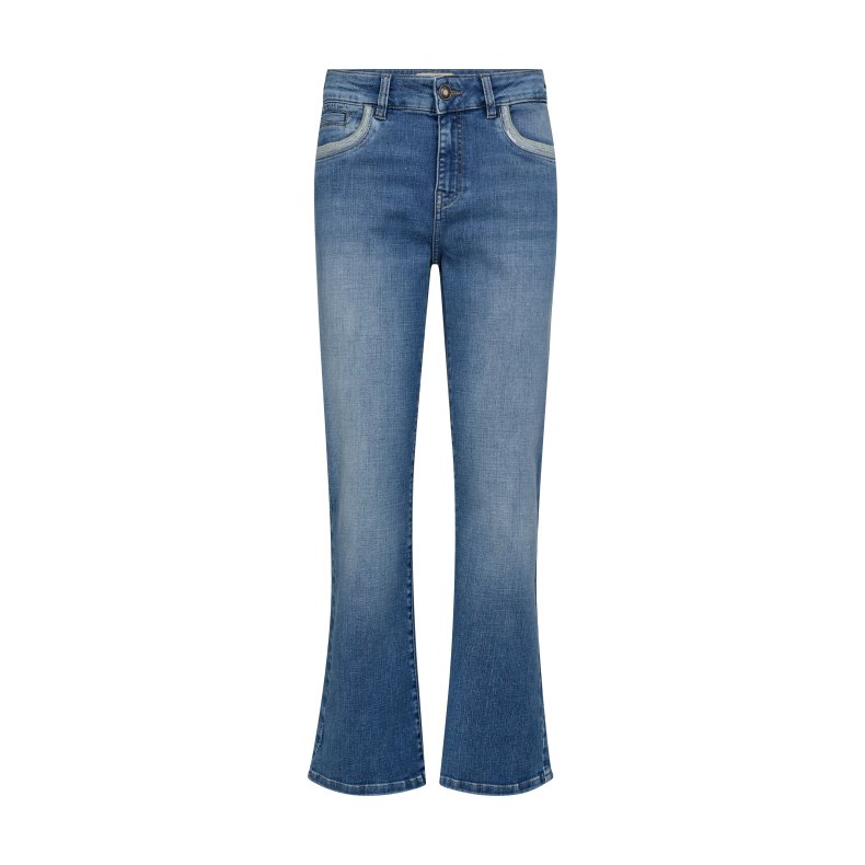 MMCecilia perla jeans Mos Mosh, mid blue