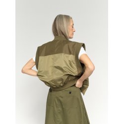 MMJovo neola waistcoat Mos Mosh, olive night