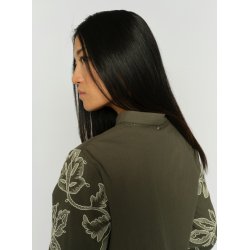 Mos Mosh Louis line shirt, olive night