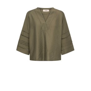 MMAleysa nila blouse Mos Mosh, olive night