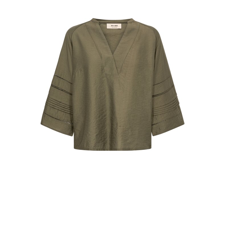 MMAleysa nila blouse Mos Mosh, olive night