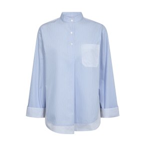 Brownyn stripe shirt Mos Mosh, brunnera blue