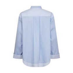 Brownyn stripe shirt Mos Mosh, brunnera blue
