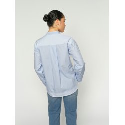 Brownyn stripe shirt Mos Mosh, brunnera blue