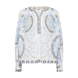 MMWylde orchid blouse Mos Mosh, brunnera blue