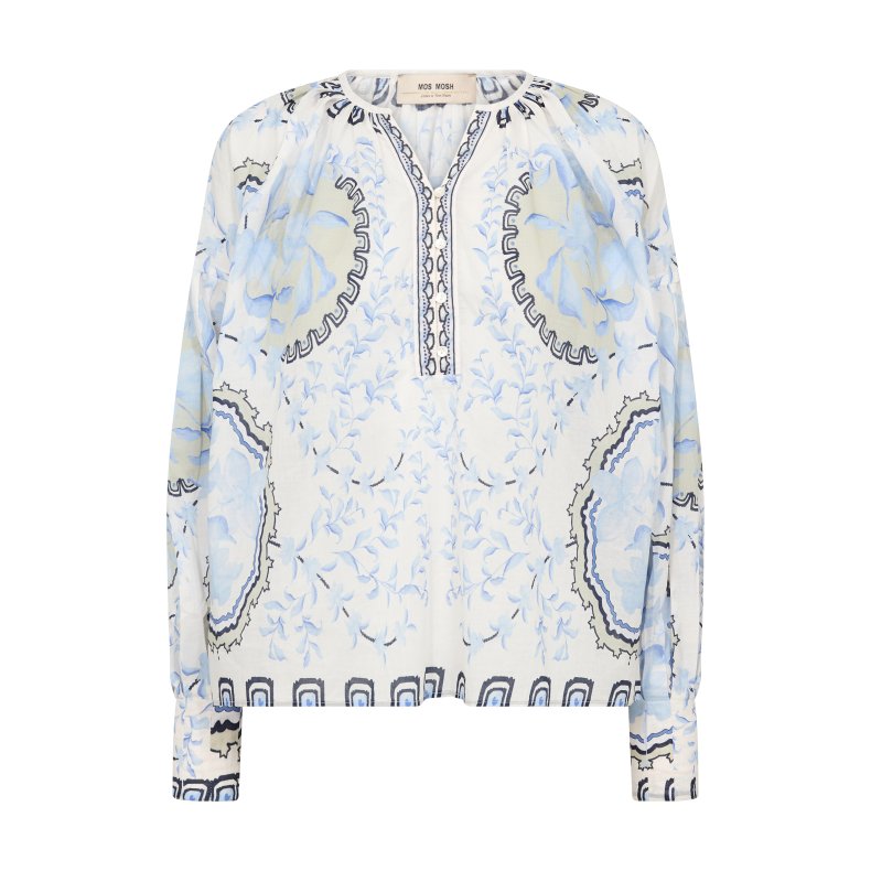 MMWylde orchid blouse Mos Mosh, brunnera blue