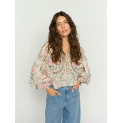 MMWylde orchid blouse Mos Mosh, turf green