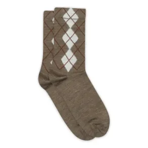 Heidi socks MP Denmark, brown melange