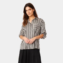 Mason shirt Karmamia, black stripe