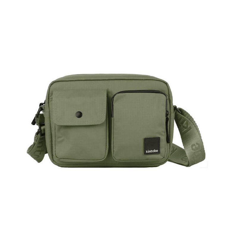 Miles cross-body bag Kintobe, olive leaf