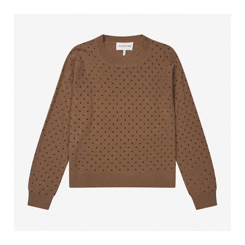 Relina knit Munthe, brown