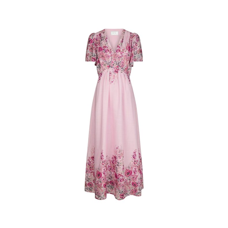 Serna flower print dress Neo Noir, light pink
