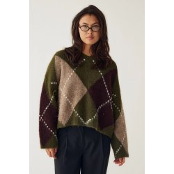 Lai knit Noella, adocado green mix