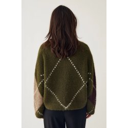 Lai knit Noella, adocado green mix
