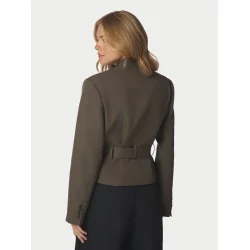 Kailyn structure blazer Neo Noir, dusty brown