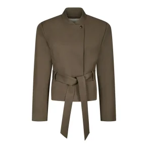 Kailyn structure blazer Neo Noir, dusty brown