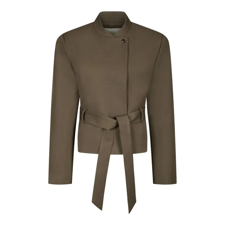 Kailyn structure blazer Neo Noir, dusty brown