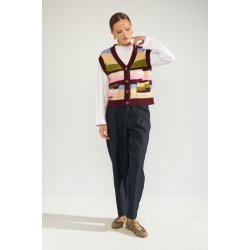Nuriette pixel stripe vest N�mph, fig