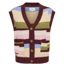 Nuriette pixel stripe vest N�mph, fig